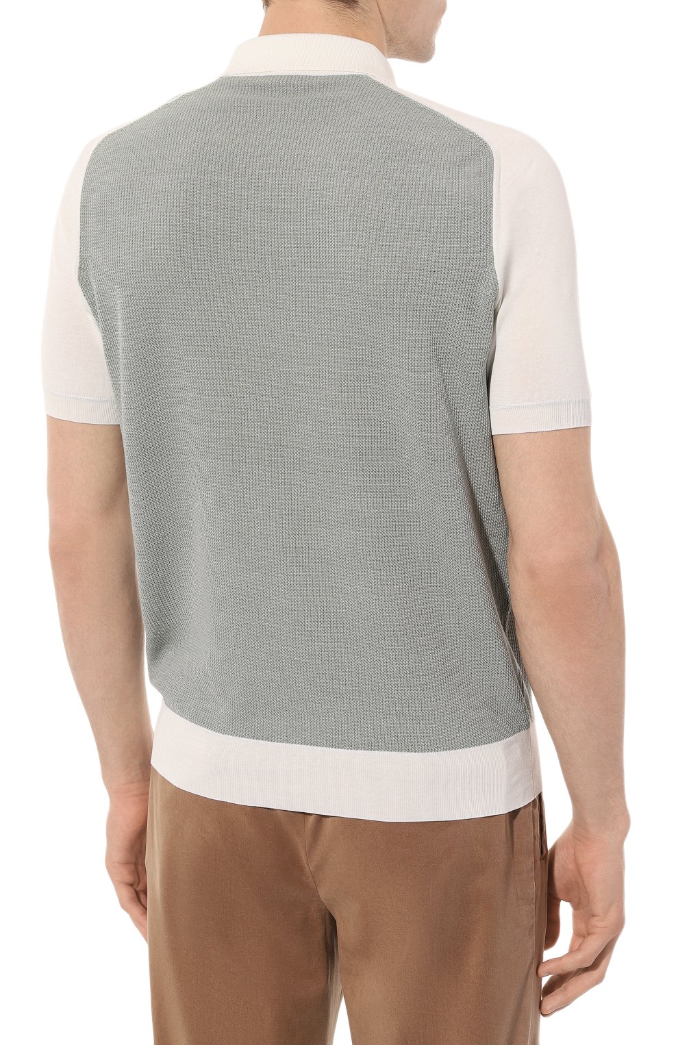 Поло из шелка и хлопка STEFANO RICCI, арт. K616320P31/F23131, фото 4