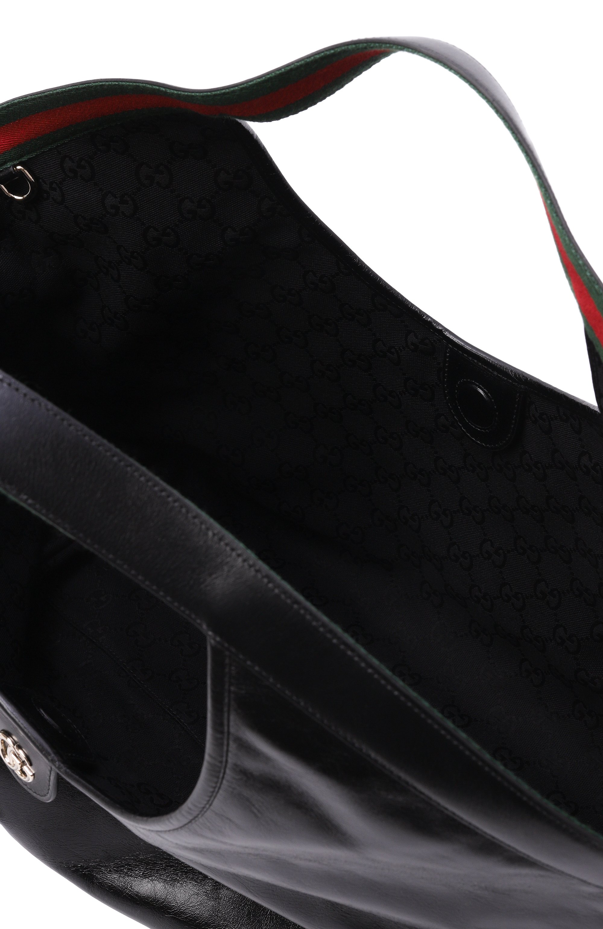 Сумка-тоут giglio large GUCCI черного цвета по цене 513500 руб., арт. 853971/AAF2H, фото 5 Сумка-тоут giglio large GUCCI, арт. 853971/AAF2H, фото 5