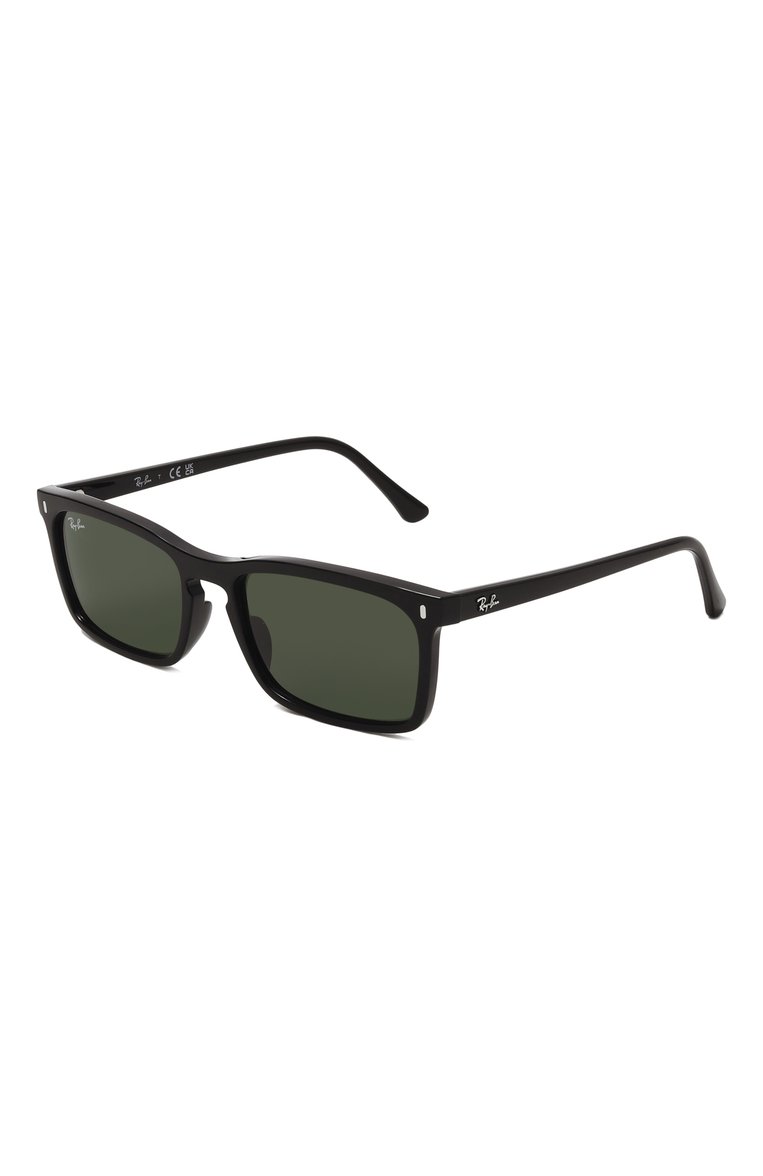 Женские солнцезащитные очки RAY-BAN зеленого цвета, арт. 4435-901/31 | Фото 1 (Региональные ограничения белый список (Axapta Mercury): Не проставлено; Нос: Не проставлено; Материал: Пластик; Тип очков: С/з; Кросс-КТ: С/з-унисекс; Очки форма: Прямоугольные; Оптика Гендер: оптика-унисекс)