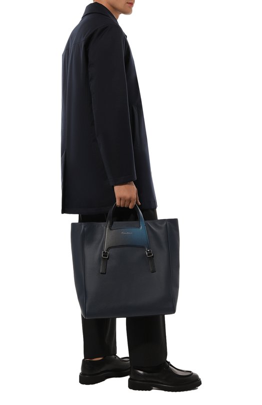 Сумка-тоут Santoni UIBBA2367DB-ATU7U5S Синий  UIBBA2367DB-ATU7U5S Фото 7