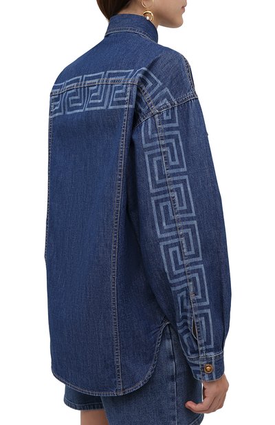Джинсовая рубашка VERSACE, арт. 1001514/1A00592, фото 4