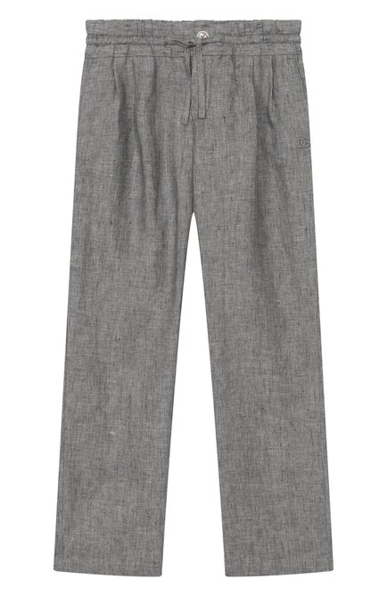 Льняные брюки DOLCE & GABBANA, арт. L44P89/FU4MF/8-12+