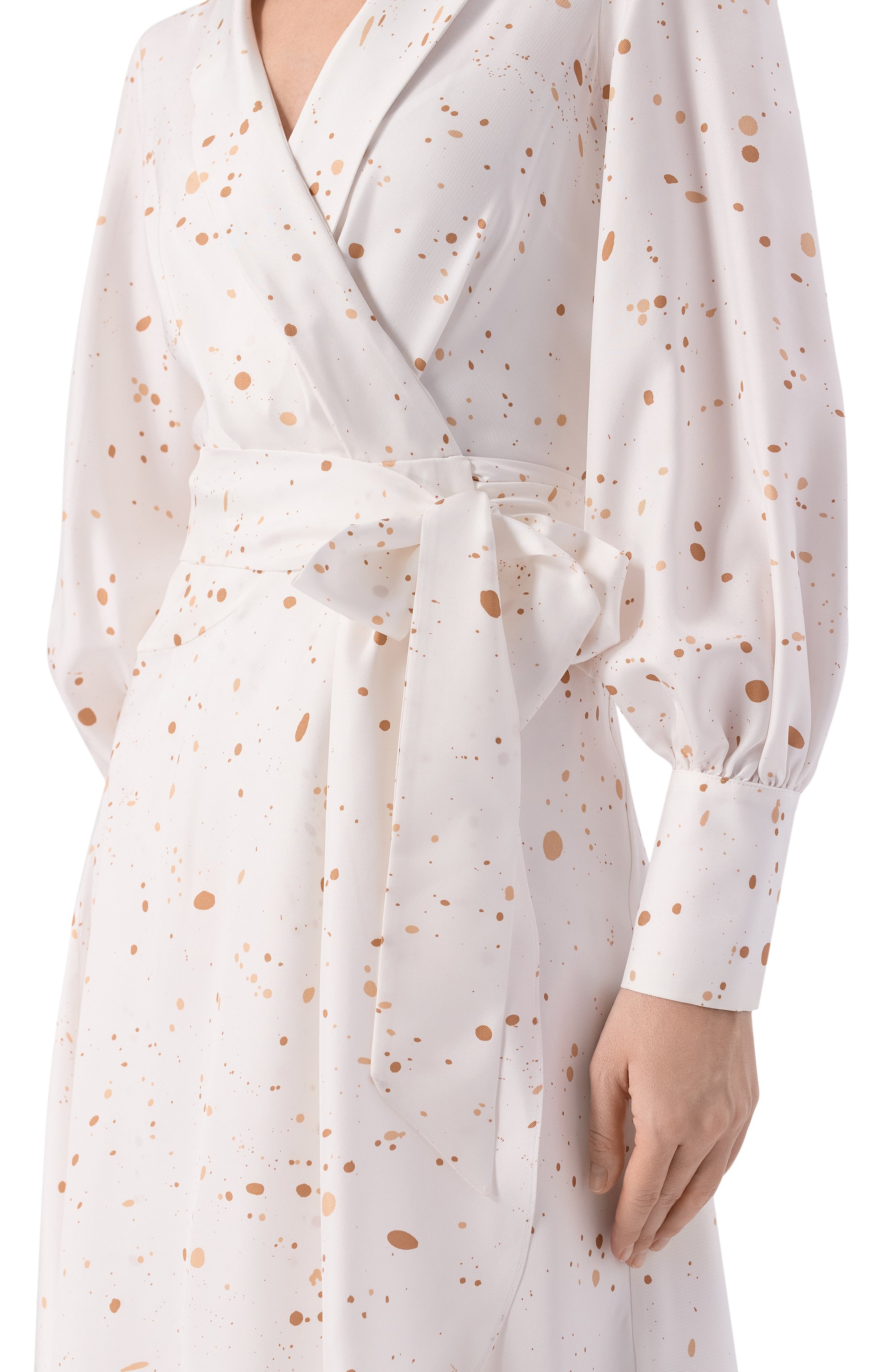 Шелковое платье KITON, арт. D61301K0999G04, фото 4