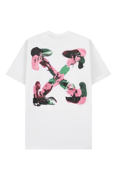 Хлопковая футболка OFF-WHITE, арт. 0GAA001F26JER0081_001, фото 2