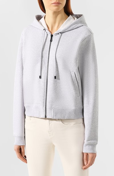 Хлопковый кардиган KENZO серого цвета по цене 43550 руб., арт. 2BL7214XA, фото 3 Хлопковый кардиган KENZO, арт. 2BL7214XA, фото 3