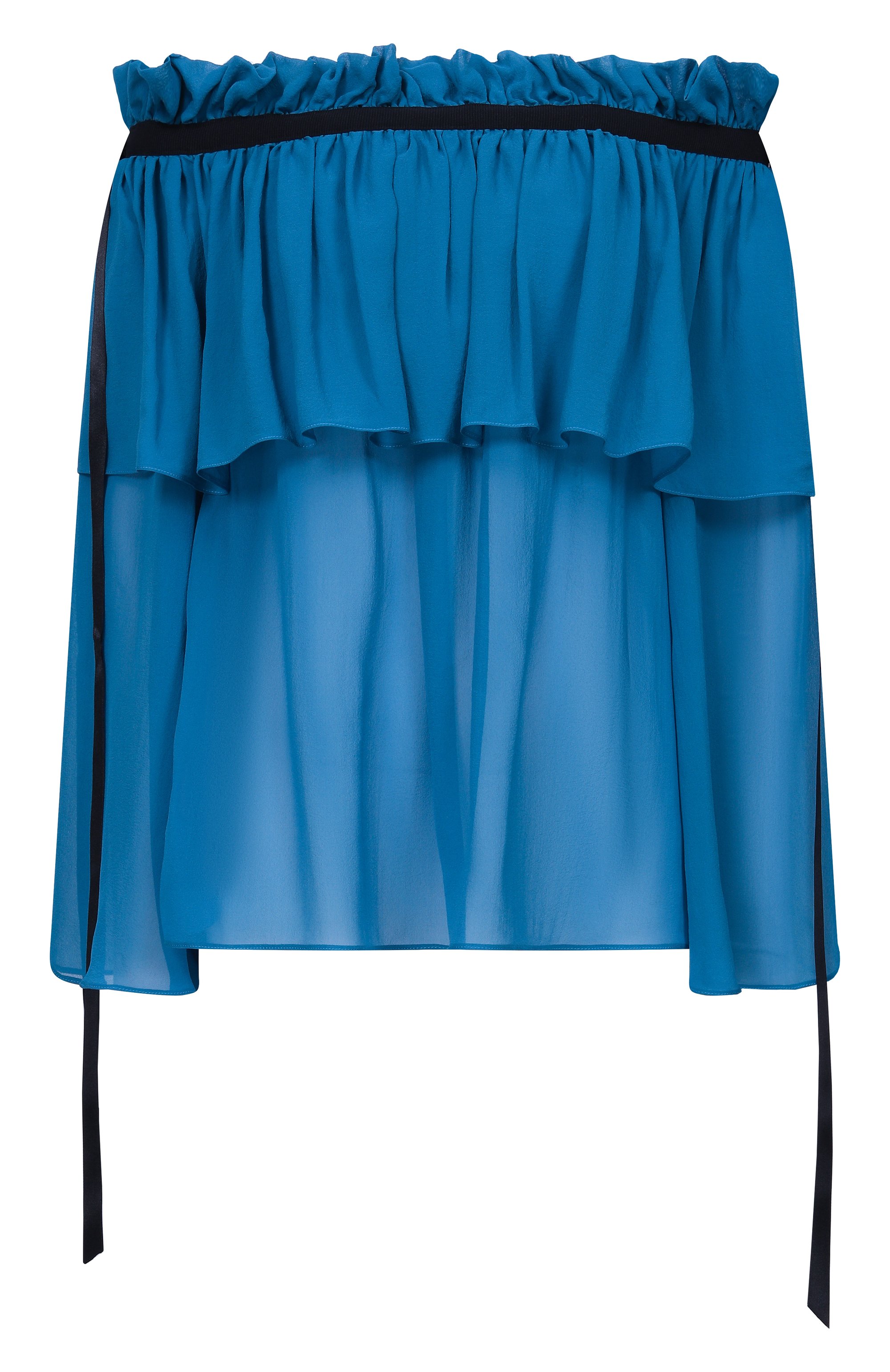 Топ NINA RICCI бирюзового цвета по цене 114000 руб., арт. 26PCT0023/SE1417, фото 1 Топ NINA RICCI, арт. 26PCT0023/SE1417, фото 1