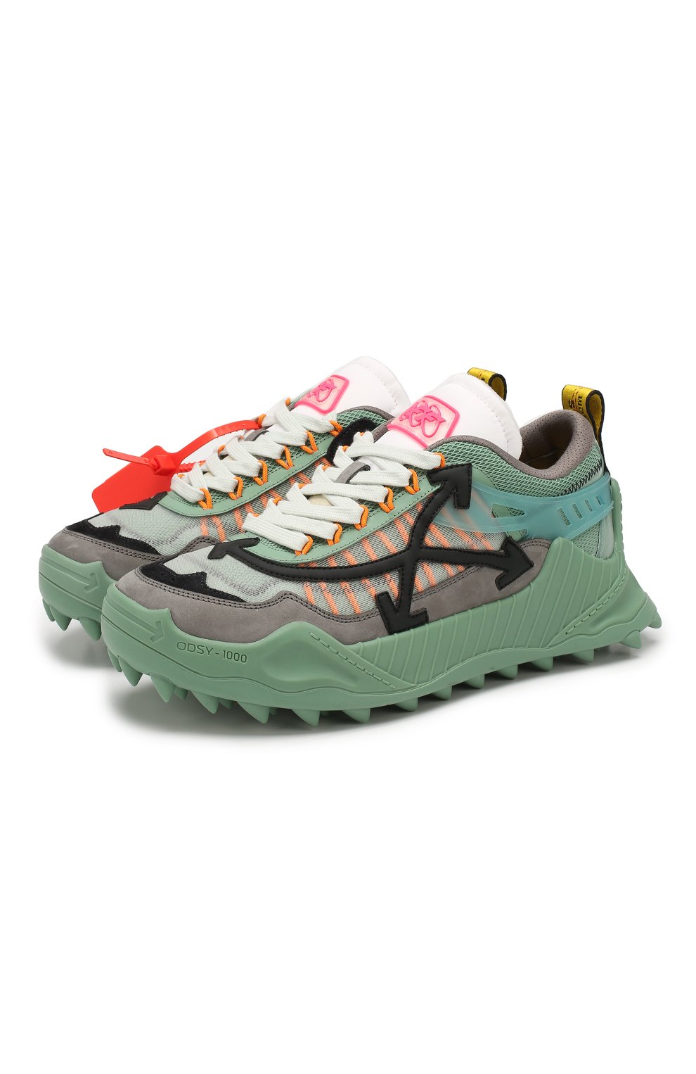 Комбинированные кроссовки odsy-1000 OFF-WHITE, арт. 0MIA139F19800040B310, фото 1