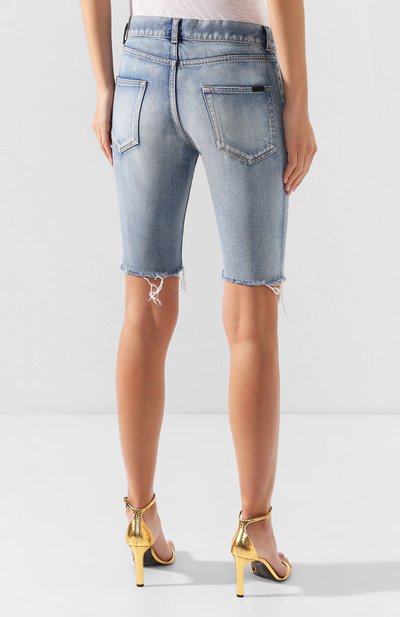 Джинсовые шорты SAINT LAURENT, арт. 621961/Y894R, фото 4