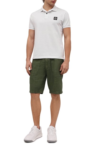 Льняные шорты STONE ISLAND, арт. 7615L1401, фото 2