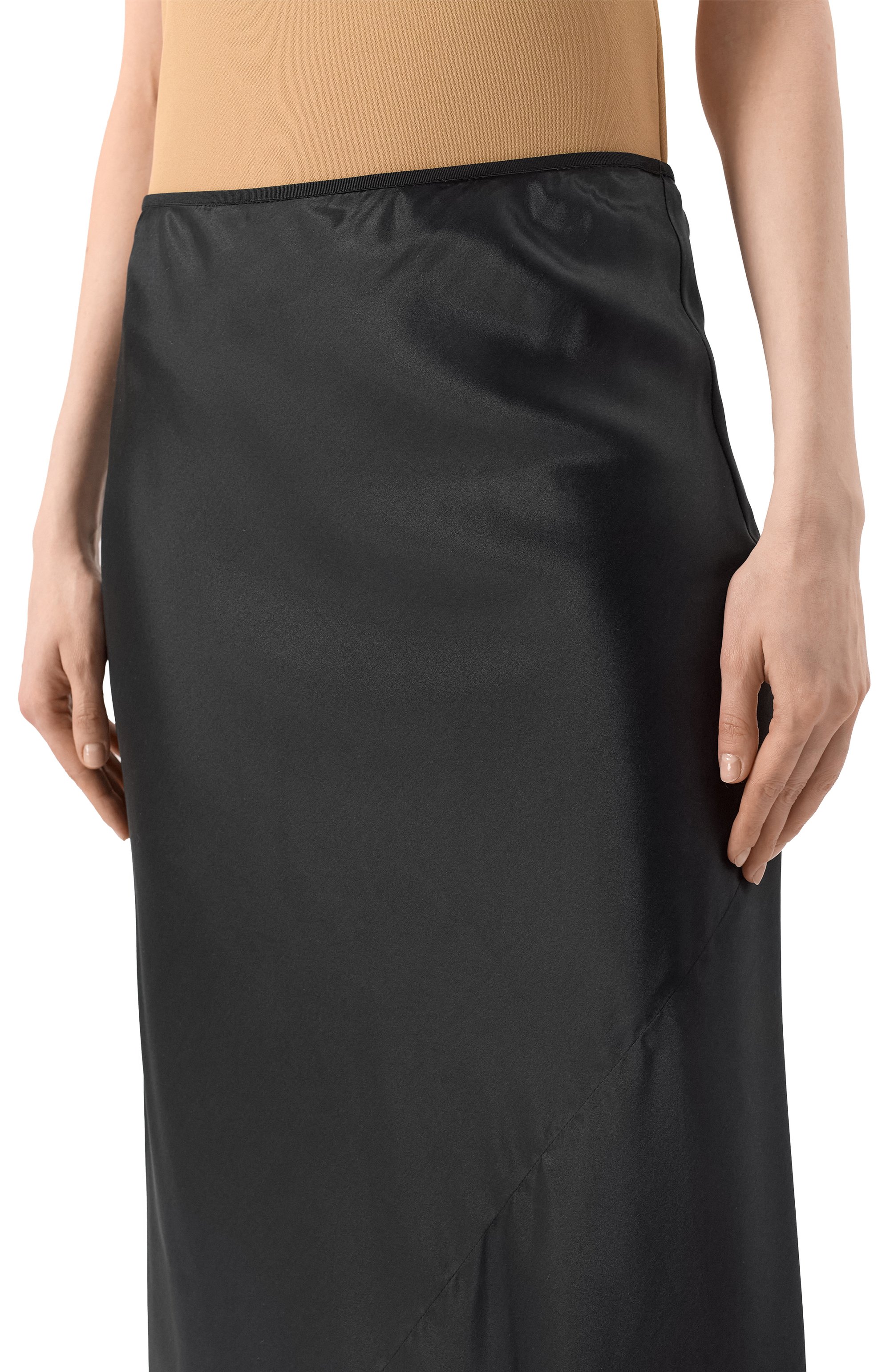 Атласная юбка DRIES VAN NOTEN, арт. 251-010804-1032, фото 5