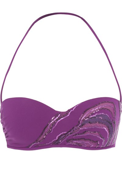 Однотонный бра с пайетками LA PERLA, арт. 001044D, фото 1