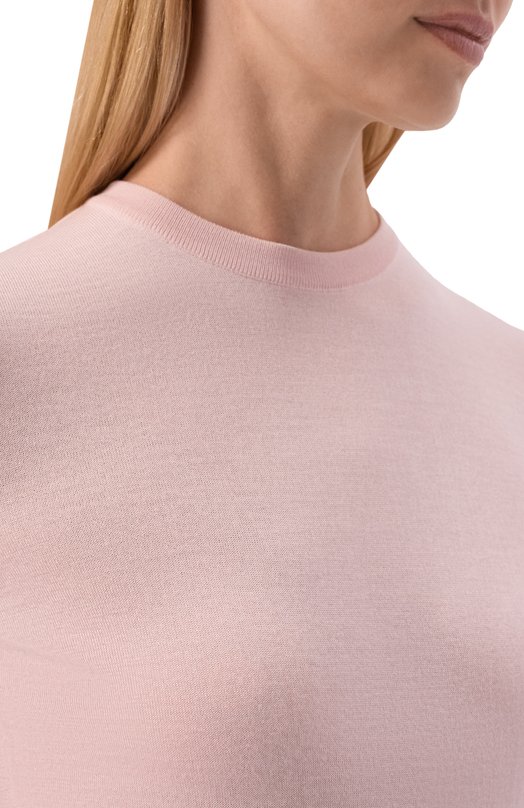 Пуловер из кашемира и шелка MVST M26.CSW.K418/JAIPUR Розовый  M26.CSW.K418/JAIPUR Фото 5