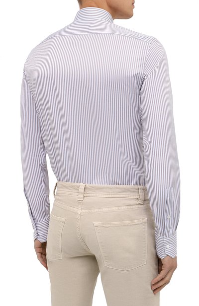 Хлопковая сорочка ZEGNA, арт. 801026/9MS0PA, фото 4
