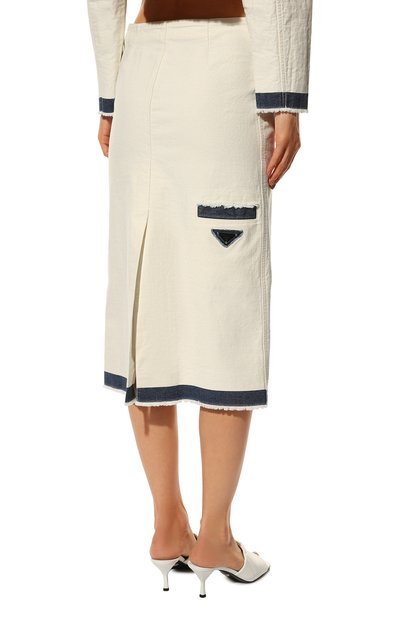 Джинсовая юбка PRADA, арт. GFD160-10G1-F01CD-221, фото 4