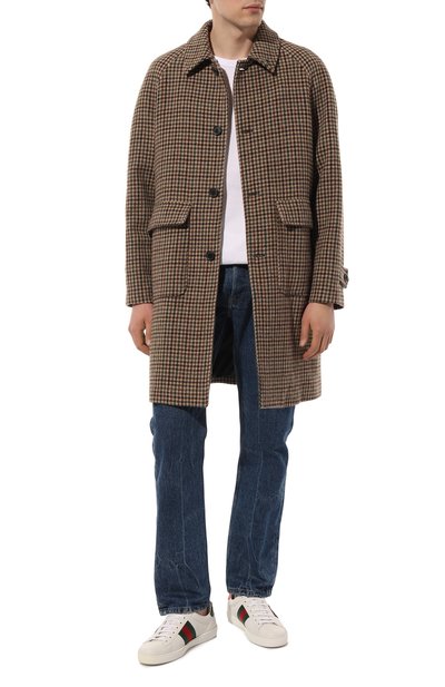 Кеды ace с отделкой из кожи змеи GUCCI, арт. 457132 A38G0, фото 2