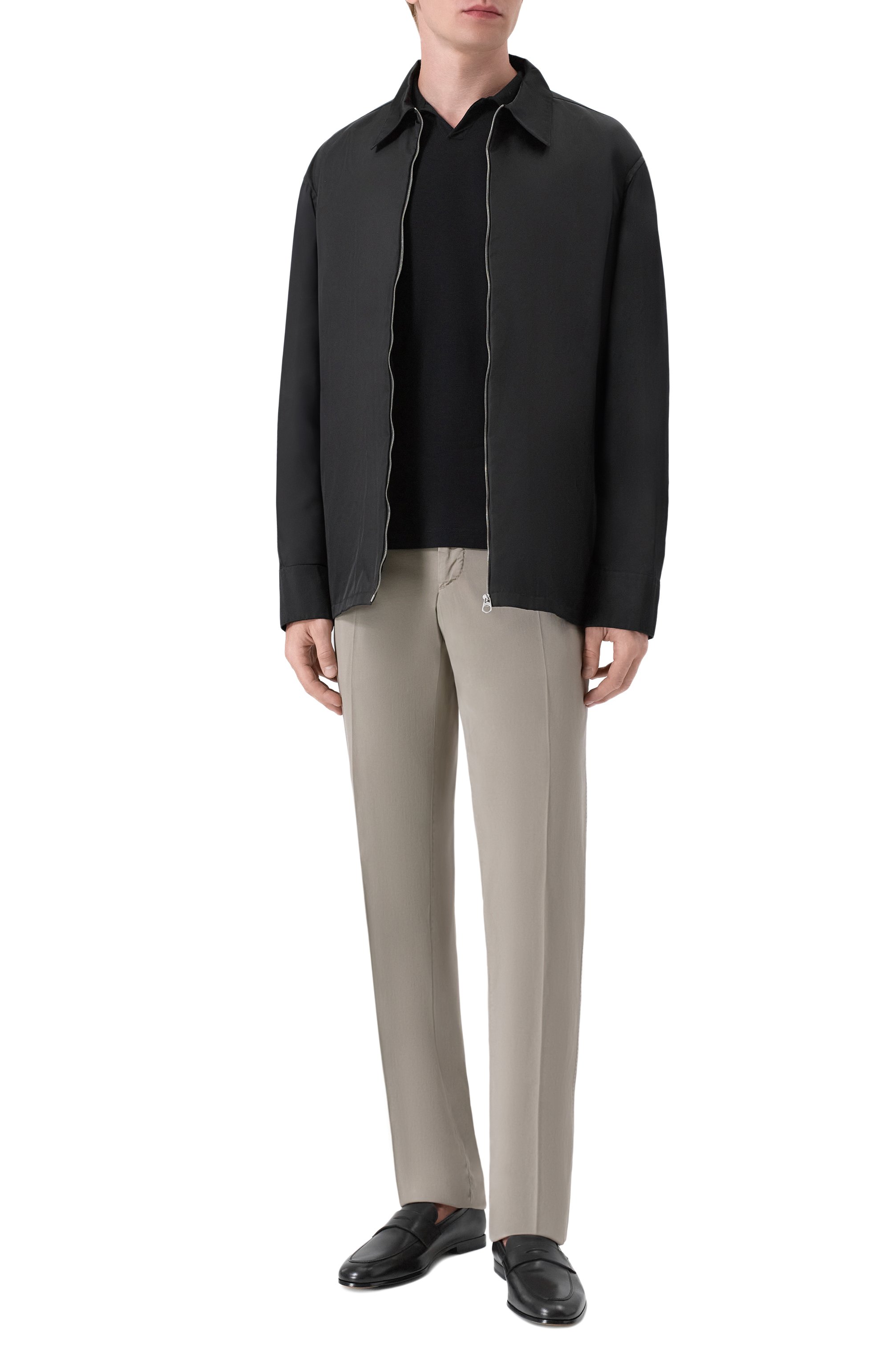 Брюки из хлопка и шелка MARCO PESCAROLO, арт. SLIM80/5300, фото 2