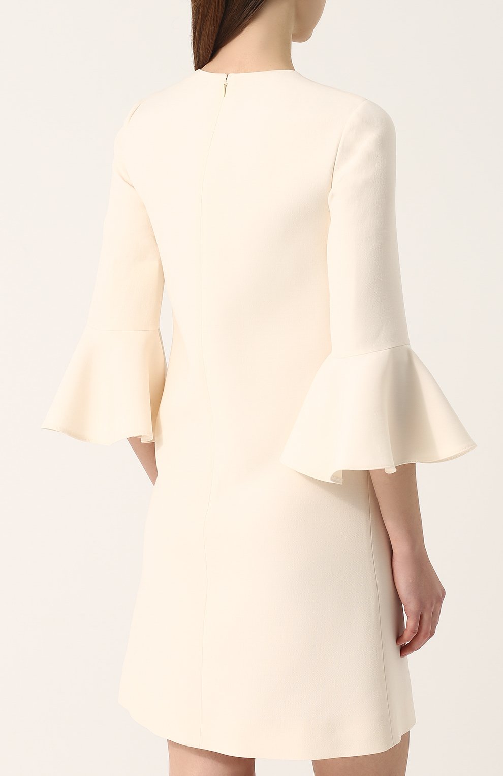 Мини-платье с расклешенными рукавами и круглым вырезом VALENTINO, арт. PB3VAAY5/1CF, фото 4