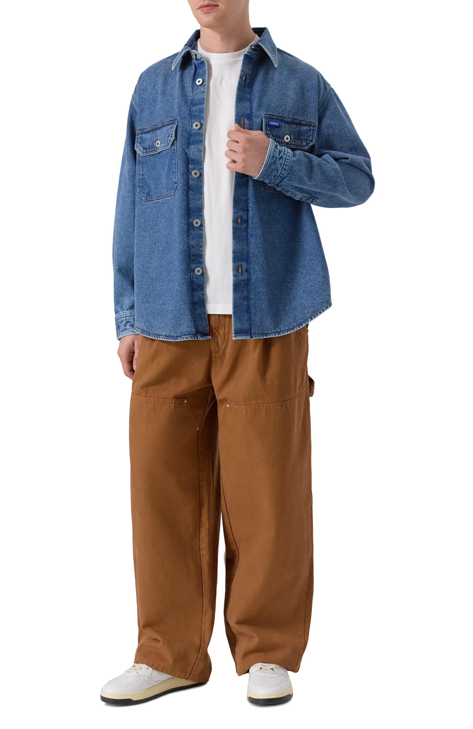 Хлопковые брюки EMPORIO ARMANI, арт. EM001860/AF15513, фото 2