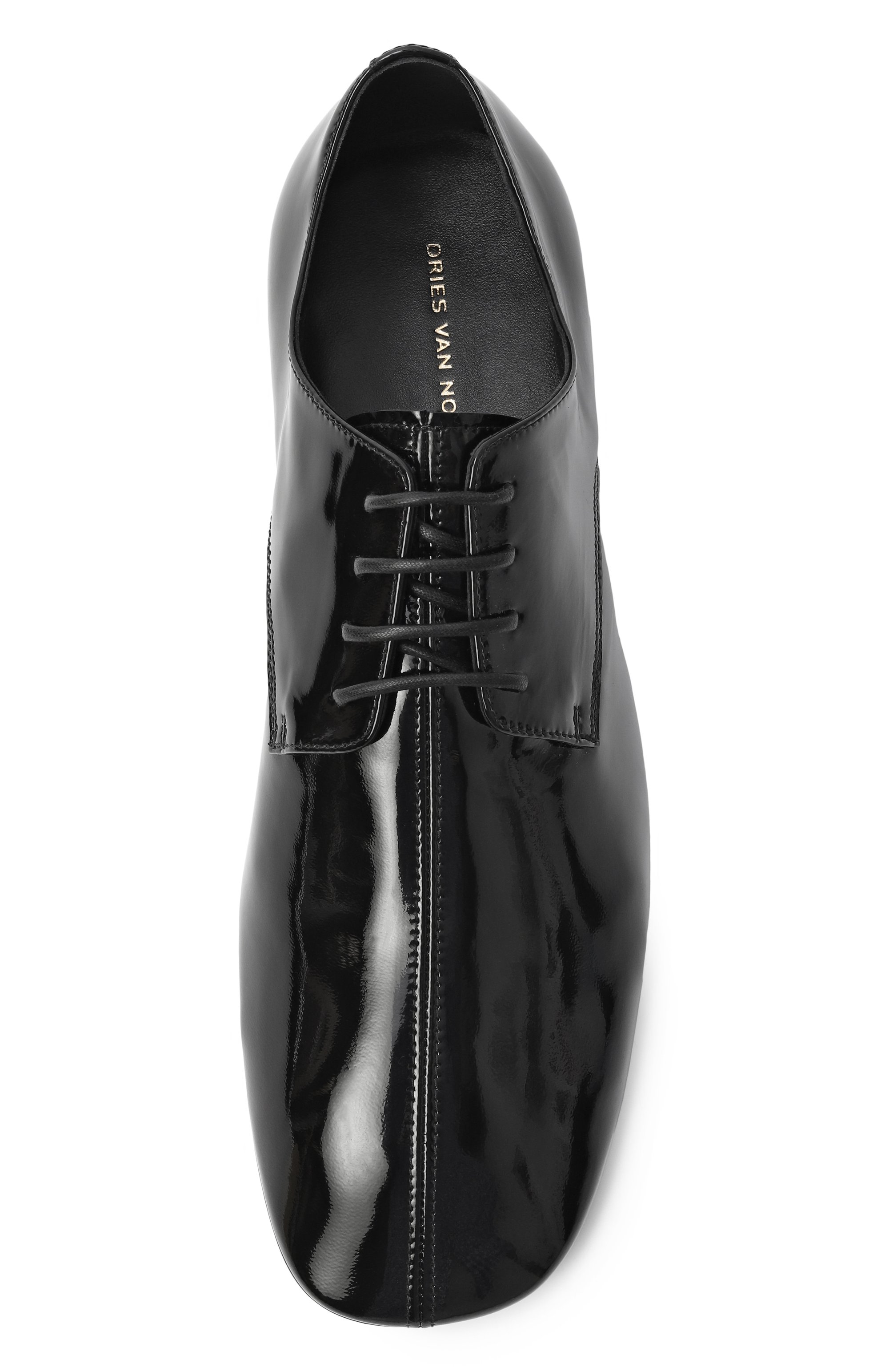 Лакированные дерби DRIES VAN NOTEN черного цвета по цене 99500 руб., арт. 021711-189-900, фото 6 Лакированные дерби DRIES VAN NOTEN, арт. 021711-189-900, фото 6