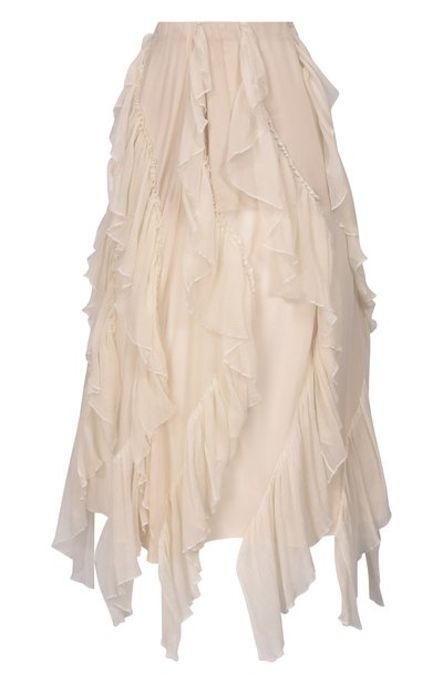 Женская шелковая юбка ISABEL BENENATO, арт. DW965S26