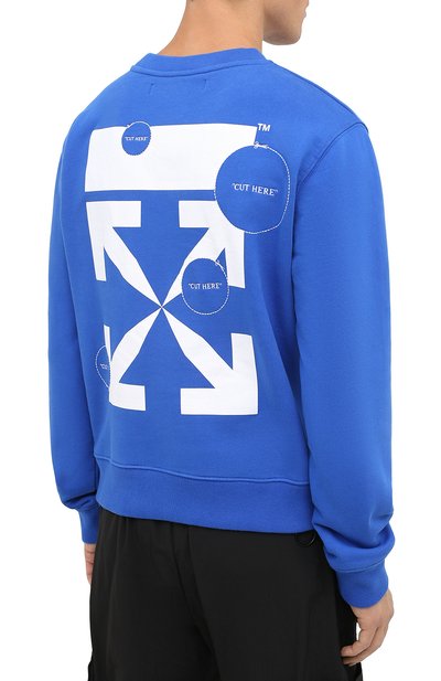 Хлопковый свитшот OFF-WHITE, арт. 0MBA025F20FLE0074501, фото 4