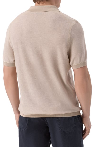 Поло из хлопка и лиоцелла BOSS, арт. 50537654, фото 4