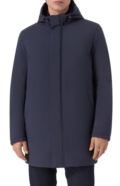 Утепленная парка ANDREA CAMPAGNA темно-синего цвета по цене 198500 руб., арт. M0D.ASIAG0/VIN, фото 3 Утепленная парка ANDREA CAMPAGNA, арт. M0D.ASIAG0/VIN, фото 3