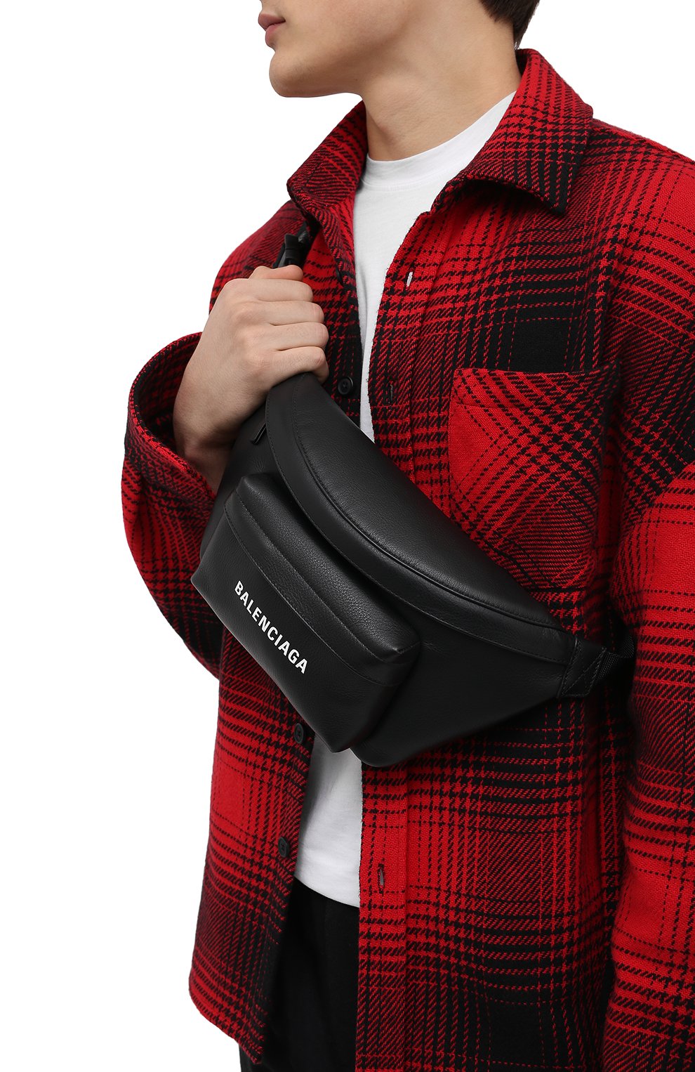 Кожаная поясная сумка everyday BALENCIAGA, арт. 552375/DLQ4N, фото 2