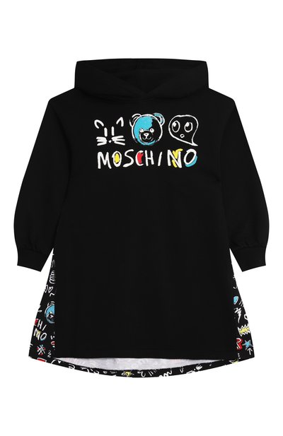 Хлопковое платье MOSCHINO, арт. HDV0H0/LCA77/10-14