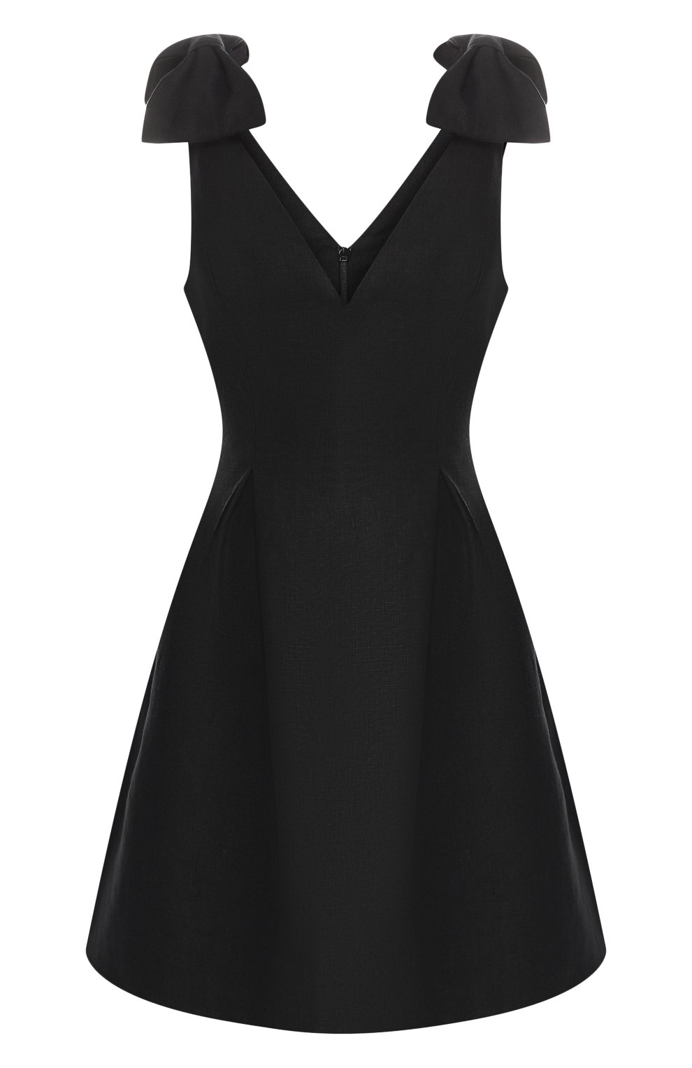 Льняное платье ZIMMERMANN черного цвета по цене 76200 руб., арт. 5415DC0R/BLK, фото 1 Льняное платье ZIMMERMANN, арт. 5415DC0R/BLK, фото 1