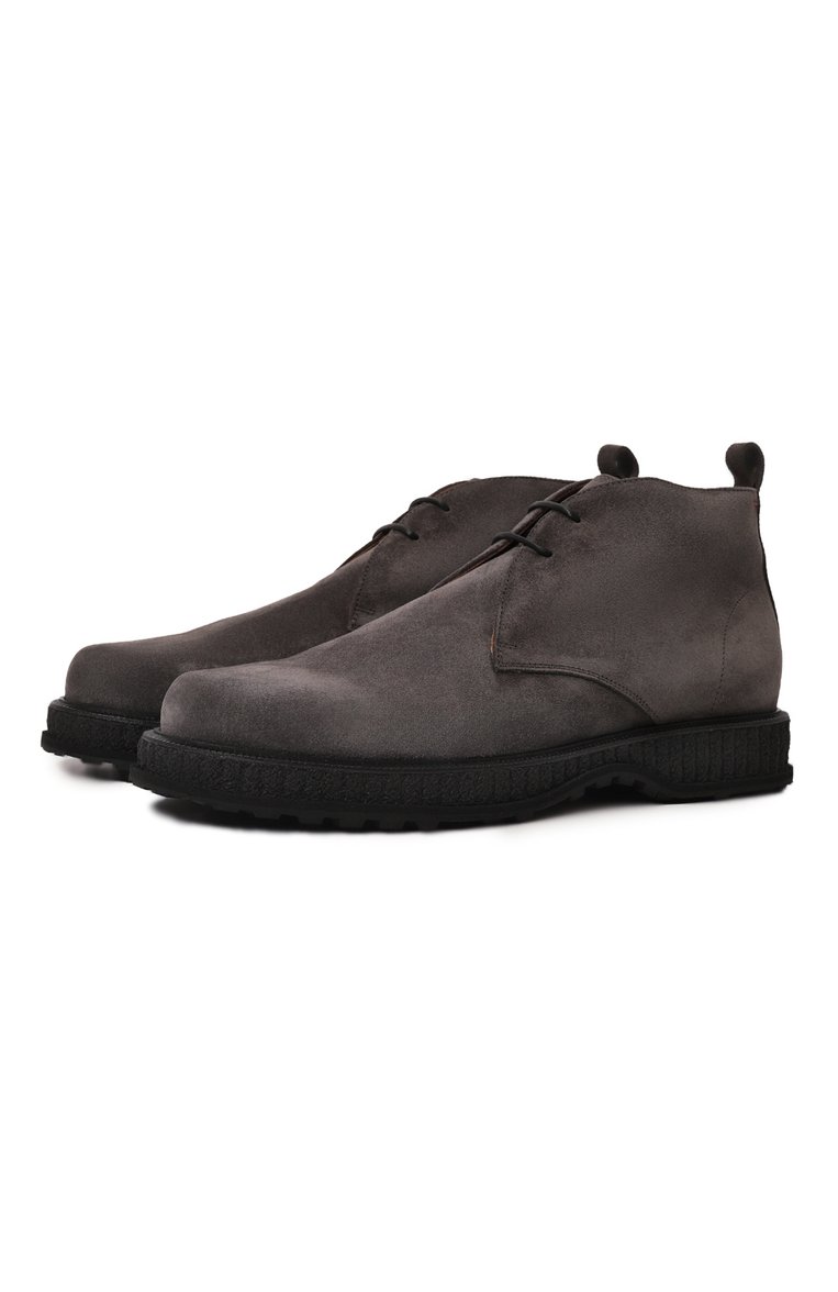 Мужские замшевые дезерты KITON серого цвета, арт. USSA212N0110804 | Фото 1 (Региональные ограничения белый список (Axapta Mercury): Не проставлено; Нос: Не проставлено; Мужское Кросс-КТ: Дезерты-обувь; Материал внешний: Замша, Натуральная кожа; Материал утеплителя: Без утеплителя; Материал внутренний: Натуральная кожа; Подошва: Плоская)