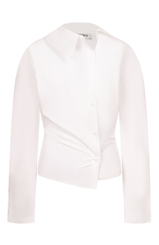 Хлопковая рубашка The Attico 260WCH00045/CCC052AA Белый 260WCH00045/CCC052AA