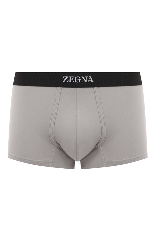 Хлопковые боксеры Zegna N3LC61680 Серый N3LC61680