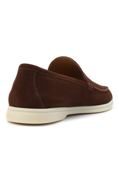 Кожаные лоферы summer walk LORO PIANA, арт. FAL2897, фото 4