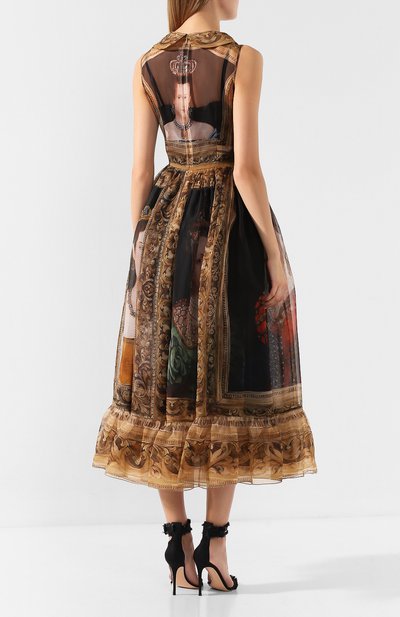 Шелковое платье DOLCE & GABBANA, арт. F6E8JT/GD032, фото 4