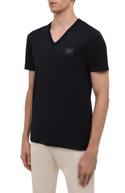 Хлопковая футболка DOLCE & GABBANA, арт. G8KK0T/FU7EQ, фото 3