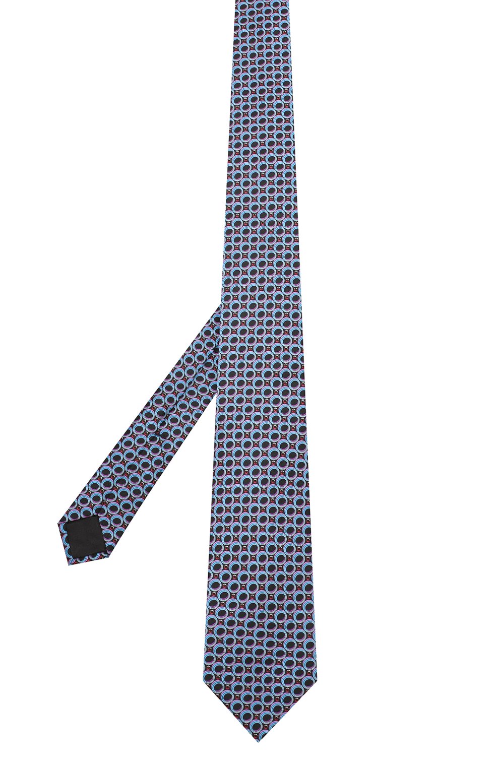 Шелковый галстук ZILLI голубого цвета по цене 25800 руб., арт. 50233/TIES, фото 2 Шелковый галстук ZILLI, арт. 50233/TIES, фото 2