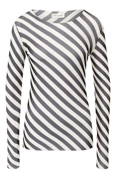 Женская лонгслив в полоску DRIES VAN NOTEN, арт. 191-11182-7196