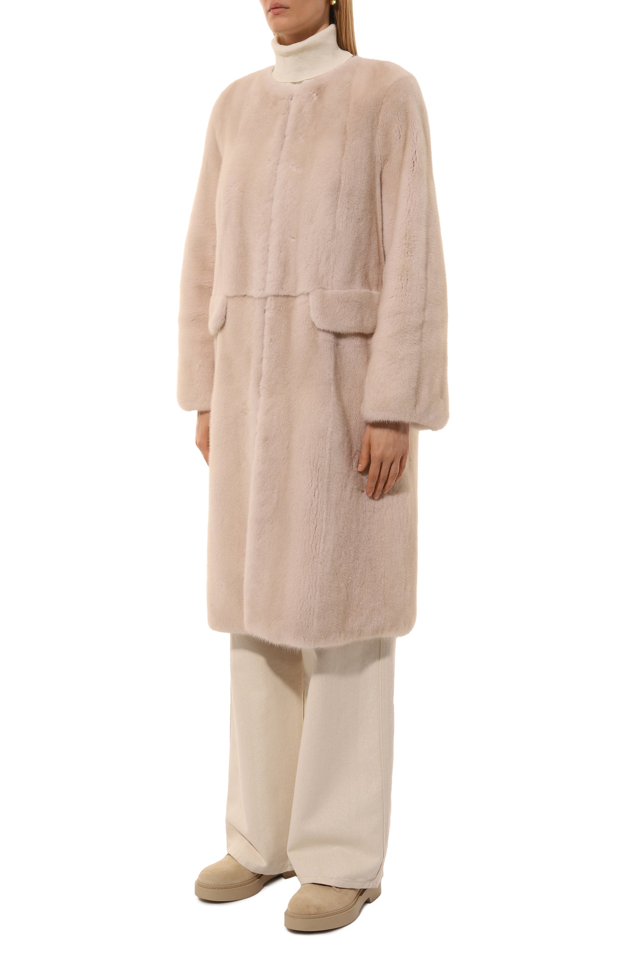 Шуба из меха американской норки BONANNA, арт. МШН001Б, фото 3