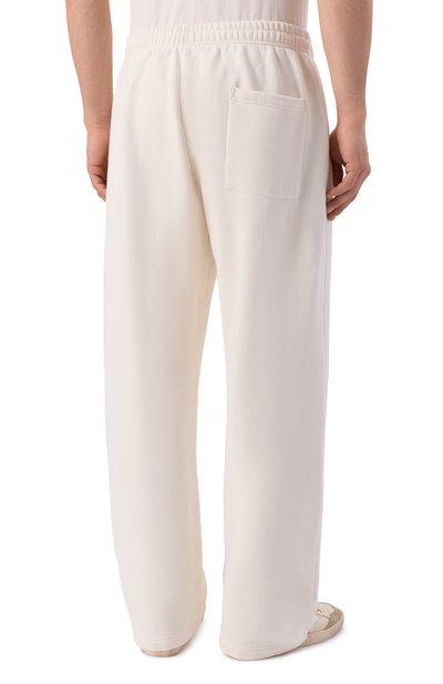 Хлопковые брюки SPORTY AND RICH кремового цвета по цене 32200 руб., арт. PA07176269WH37, фото 4 Хлопковые брюки SPORTY AND RICH, арт. PA07176269WH37, фото 4