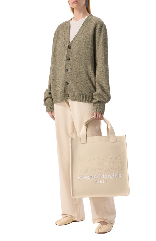 Сумка-тоут Cabas vertical Maison Margiela SB1WC0019/P7277 Кремовый  SB1WC0019/P7277 Фото 7