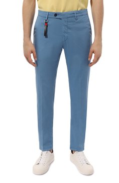 Брюки из хлопка и шелка MARCO PESCAROLO, арт. SLIM80/ZIP/4700, фото 3
