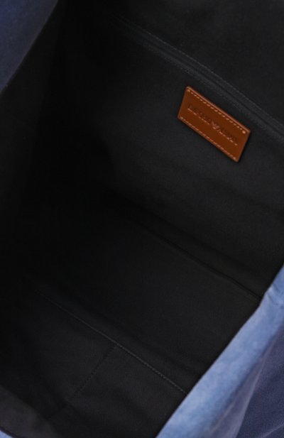 Сумка-тоут icon EMPORIO ARMANI голубого цвета по цене 99950 руб., арт. EM005885/AF25634, фото 4 Сумка-тоут icon EMPORIO ARMANI, арт. EM005885/AF25634, фото 4