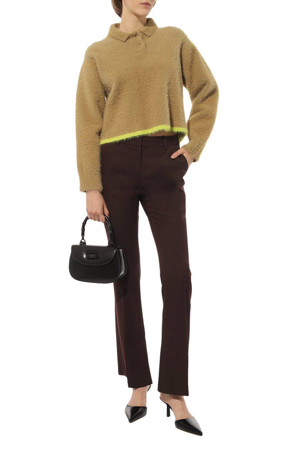 Сумка gucci bamboo 1947 small GUCCI, арт. 675797 10ODP, фото 8