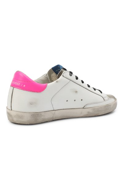 Кожаные кеды superstar GOLDEN GOOSE DELUXE BRAND, арт. GWF00101.F000115, фото 4