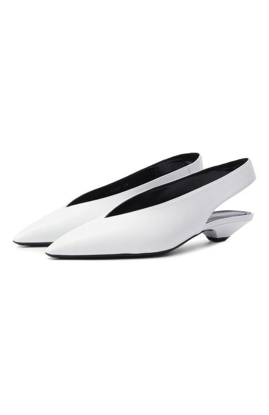 Кожаные туфли Beak 25 Sergio Rossi B13200/MMVN13 Белый B13200/MMVN13