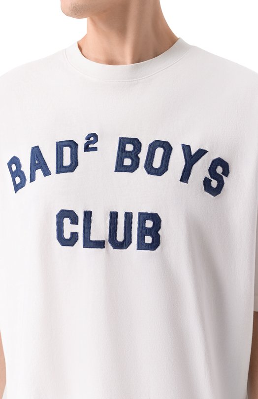 Хлопковая футболка Dsquared2 S74GD1529/D20108 Белый  S74GD1529/D20108 Фото 5