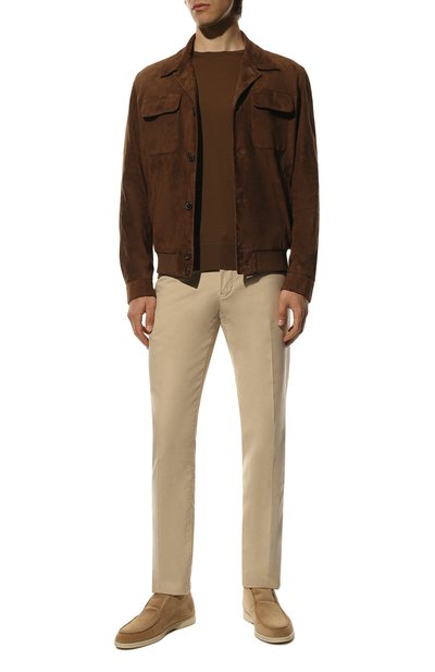 Замшевые ботинки open walk LORO PIANA, арт. FAB4368, фото 2