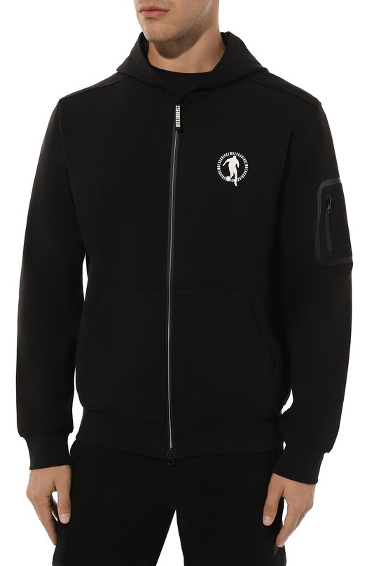 Хлопковая толстовка Dirk Bikkembergs PBMF0436 Чёрный  PBMF0436 Фото 3