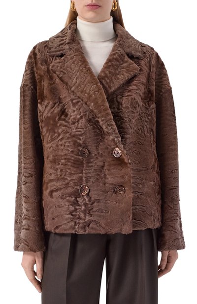 Шуба из каракульчи VICTORIA KUSENKOVA, арт. 767100003656, фото 3